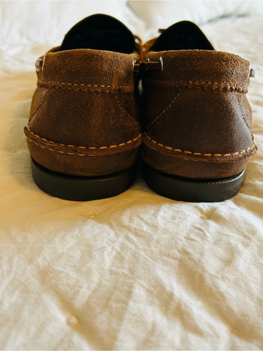 Brooks Brothers Brown Suede Boat Shoes